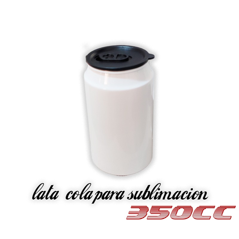 Lata de sublimacion blanca de 350cc