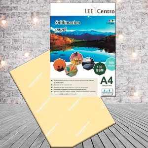 Papel de sublimación amarillo lee resma A4 100 hojas