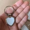 Llavero De Sublimación Metalico Corazón