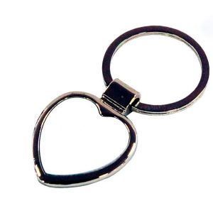 Llavero De Sublimación Metalico Corazón