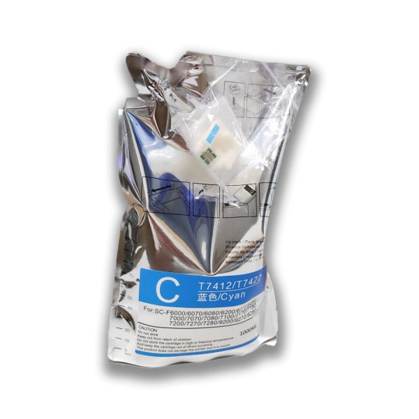 tinta SUBLIMACION CYAN para plotter epson F6200, f7200, f9370