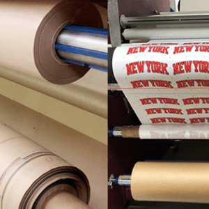 Papel bobina Protector Tissue KRAFT Calandra 35gr de 114cm ancho x 500mts