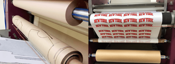 Papel bobina Protector Tissue KRAFT Calandra 35gr de 114cm ancho x 500mts