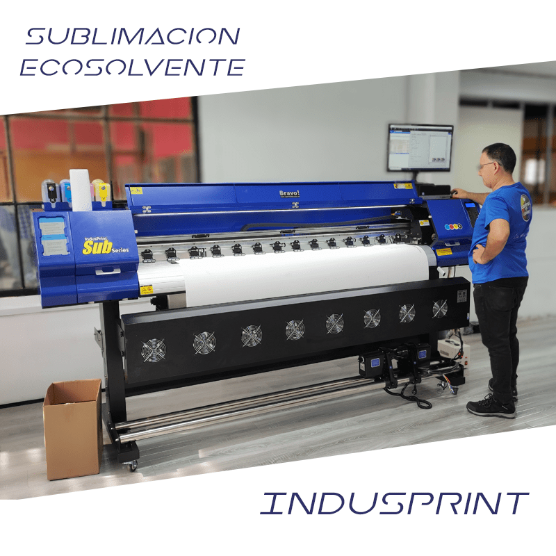 Plotter sublimacion o ecosolvente de 1.8m ancho y 2 cabezales epson i3200