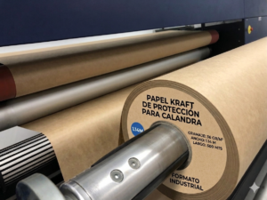 PAPEL Tissue PROTECCIÓN PARA CALANDRA 1.14M X500MTS